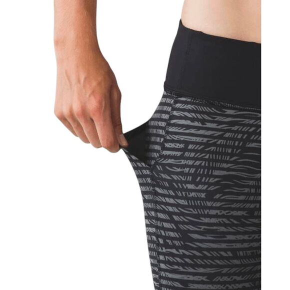 LULULEMON ATHLETICA Pace Rival Crop 'Full-On Luxtreme 22' Size 4 - Picture 3 of 8